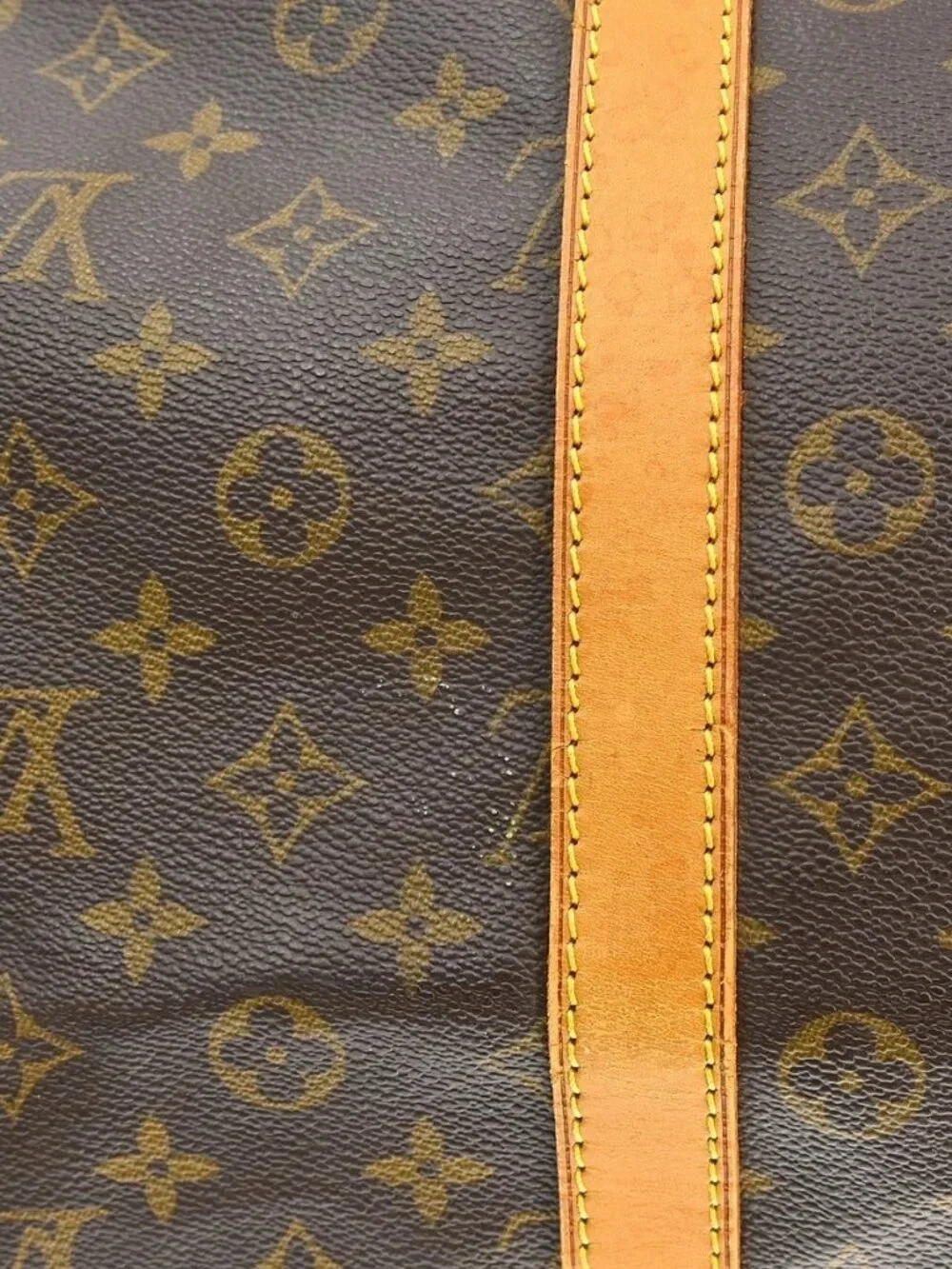 Best03 LOUIS VUITTON KEEPALL 55 TRAVEL HANDBAG MONOGRAM